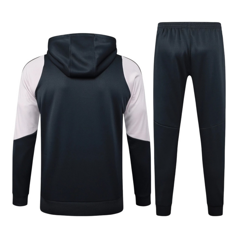 Conjunto Real Madrid Treino 25/26 - Masculino Adidas - Preto e cinza