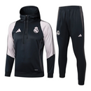 Conjunto Real Madrid Treino 25/26 - Masculino Adidas - Preto e cinza