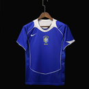 Camisa Brasil retro 04 azul Pentacampeão