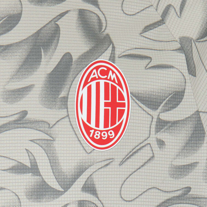 Camisa AC Milan Pré-jogo 25/26 -Torcedor Puma Masculina - Cinza