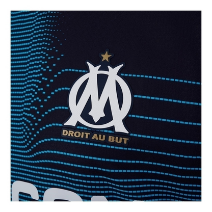 Camisa Olympique Marseille II 25/26 manga longa - Torcedor Puma Masculina - Azul