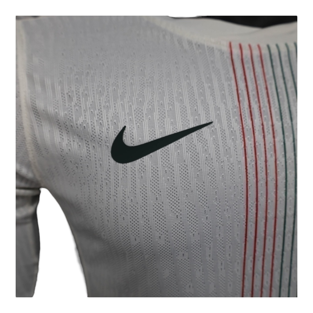 Camisa Chelsea II 25/26 manga longa - Jogador Nike Masculina - Branca com detalhes em azul e vermelho