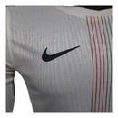 Camisa Chelsea II 25/26 manga longa - Jogador Nike Masculina - Branca com detalhes em azul e vermelho