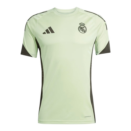Camisa Real Madrid Treino 25/26 - Torcedor Adidas Masculina - Amarela com detalhes em preto