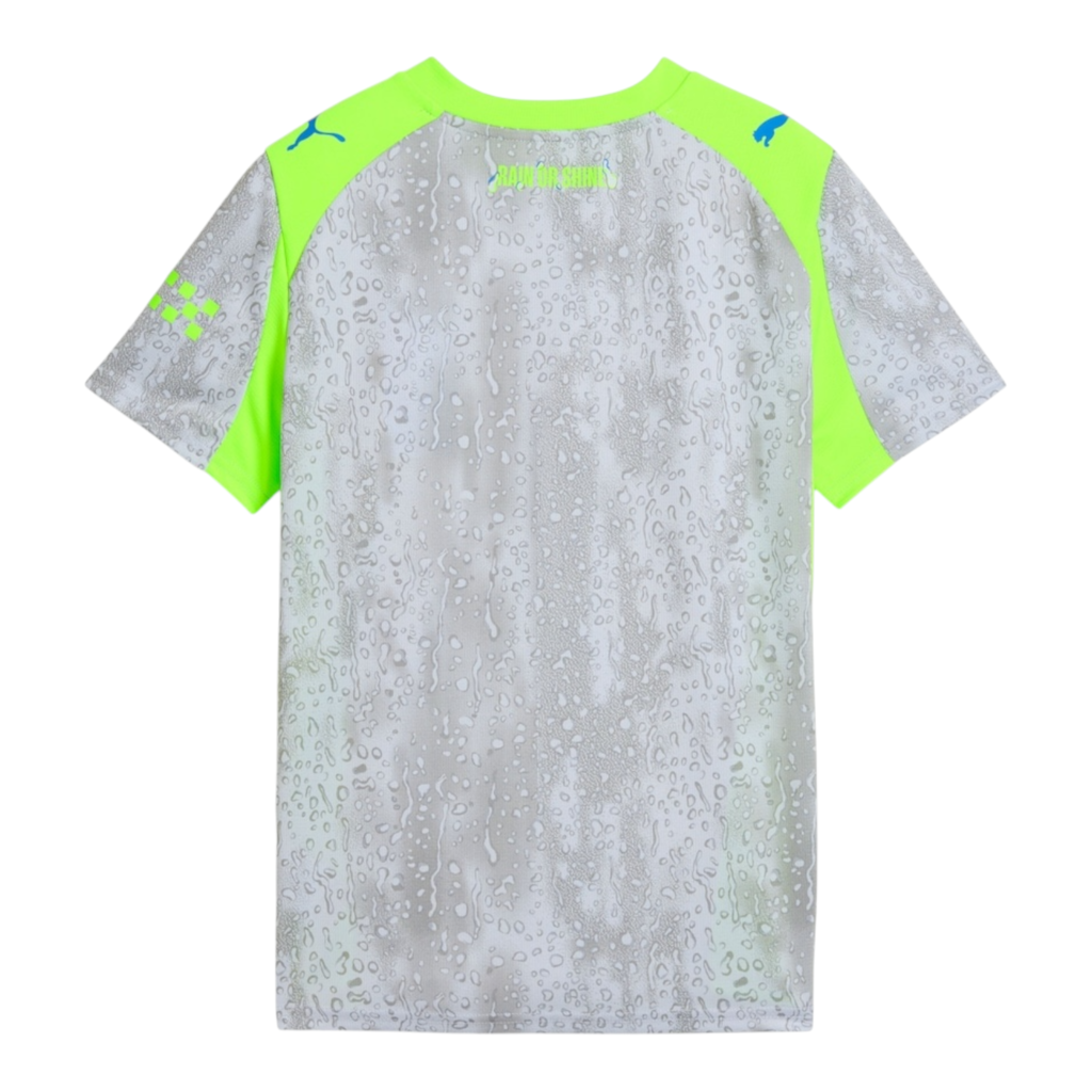 Camisa Manchester City III 25/26 - Torcedor Puma Masculina - Cinza e verde neon