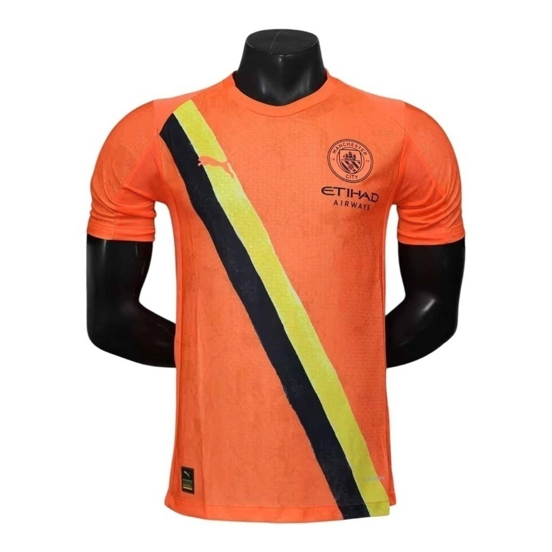 Camisa Manchester City Edição especial Mundial de Clubes II 25/26 - Jogador Puma Masculina - Laranja