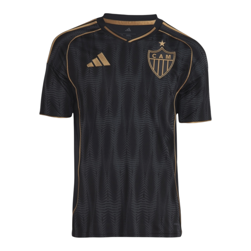 Camisa Atlético Mineiro III 25/26 - Torcedor Adidas Masculina - Preta com detalhes em marrom