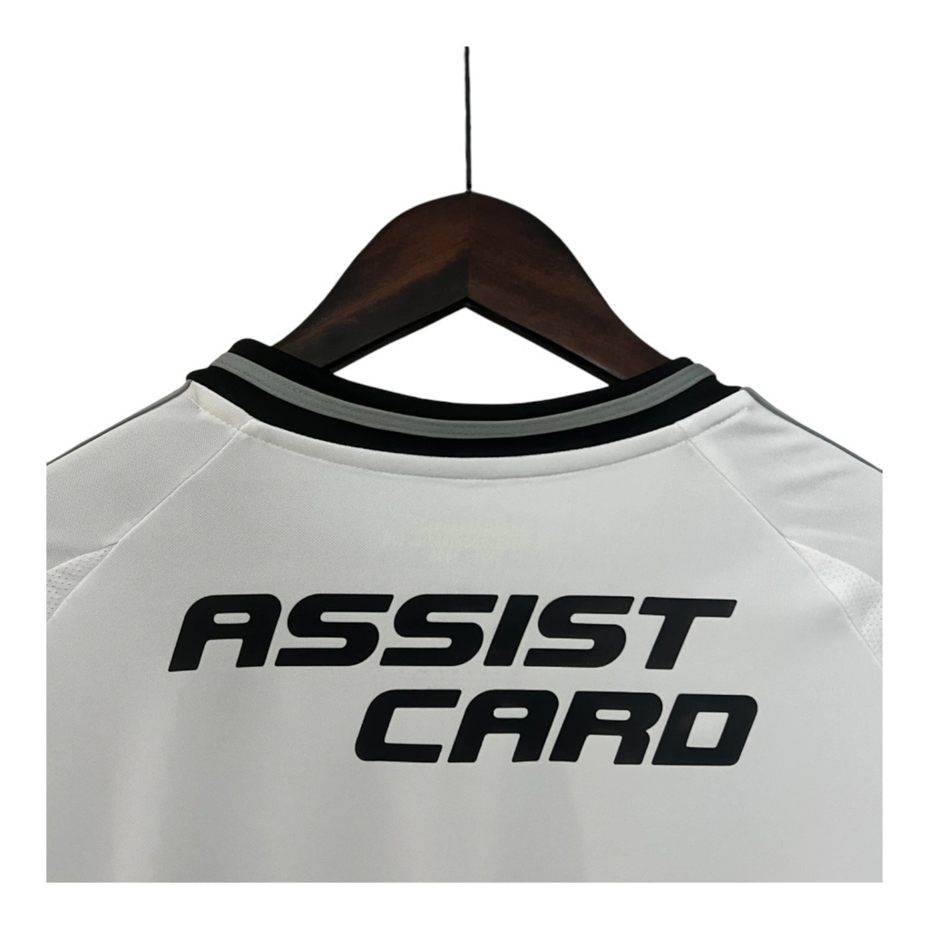 Camisa Colo Colo do Chile I 25/26 - Torcedor Adidas Masculina - Branca com detalhes em preto