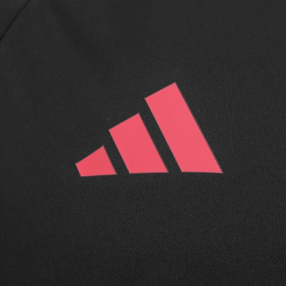 Camisa Internacional Treino 25/26 - Torcedor Adidas Masculina - Preta com detalhes em vermelho