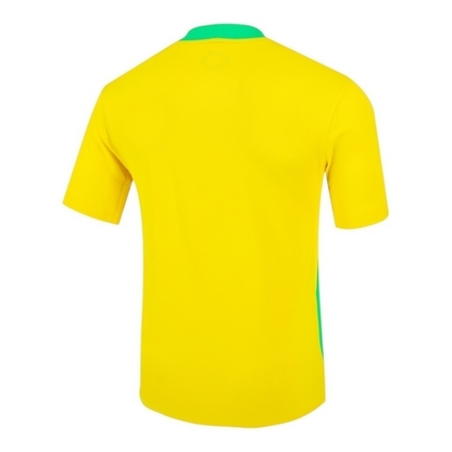 Camisa Seleção Brasileira I 25/26 - Torcedor Nike Masculina - Amarela com detalhes em verde