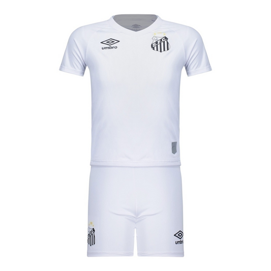 Kit Infantil Santos I 25/26 - Umbro - Branco