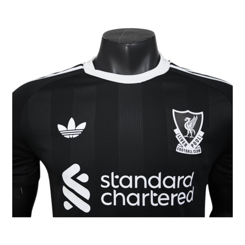 Camisa Liverpool Goleiro 25/26 - Jogador Adidas Masculina - Preta