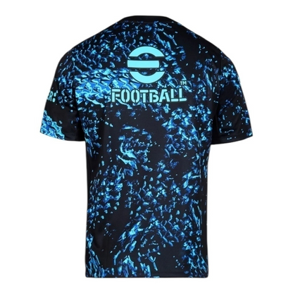 Camisa Inter de Milão Pré-jogo 25/26 - Torcedor Nike Masculina - Preta com detalhes em azul