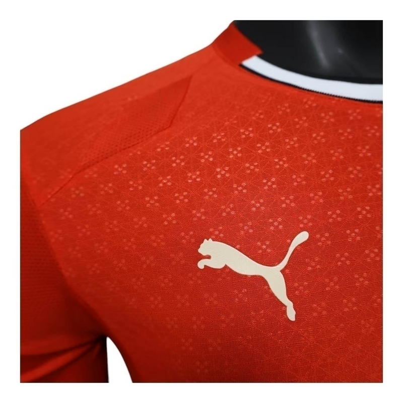 Camisa Seleção Portugal I 25/26 - Jogador Puma Masculina - Vermelha