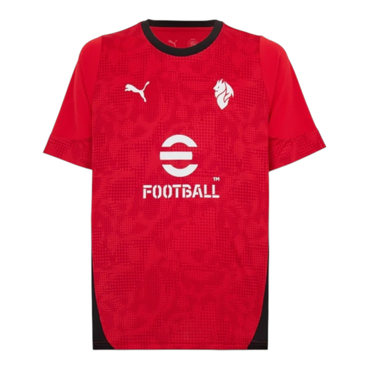 Camisa AC Milan Treino 25/26 -Torcedor Puma Masculina - Vermelha