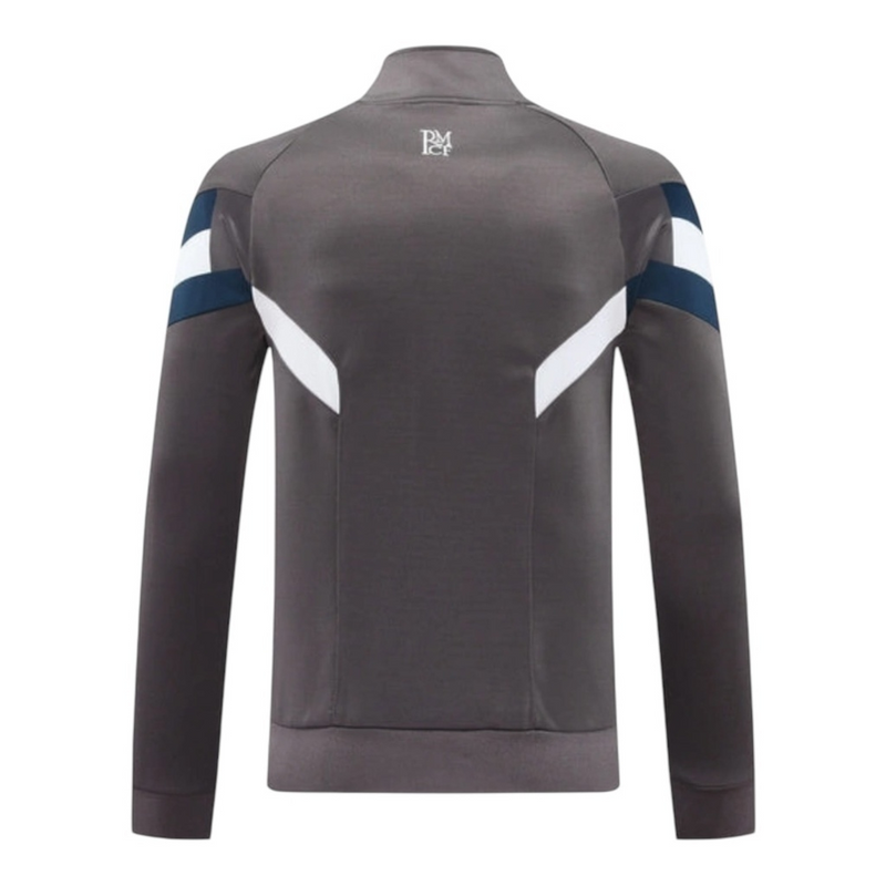 Jaqueta Corta-Vento Real Madrid 25/26 - Masculina Adidas - Cinza