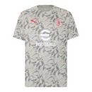 Camisa AC Milan Pré-jogo 25/26 -Torcedor Puma Masculina - Cinza