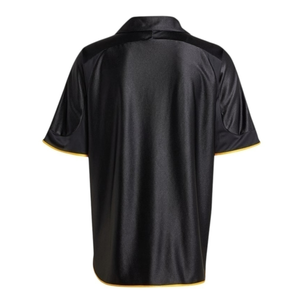Camisa Retrô Real Madrid II 1999/00 - Masculina Adidas - Preta com detalhes em amarelo