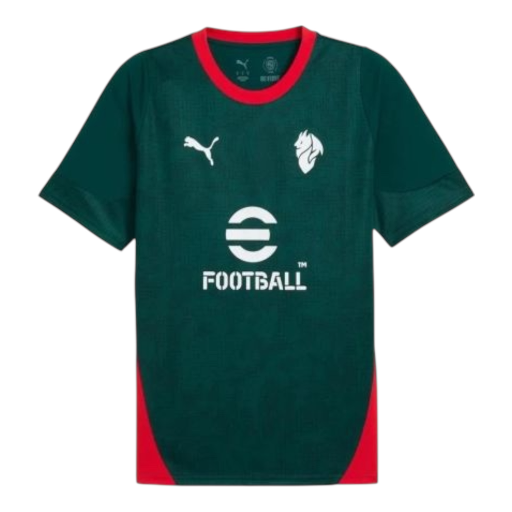 Camisa AC Milan Treino 25/26 - Torcedor Puma Masculina - Verde