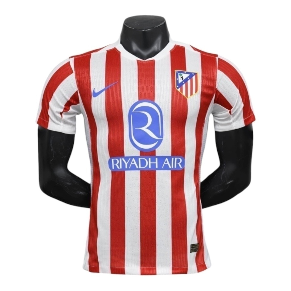 Camisa Atlético de Madrid I 25/26 - Jogador Nike Masculina - Branca e vermelha