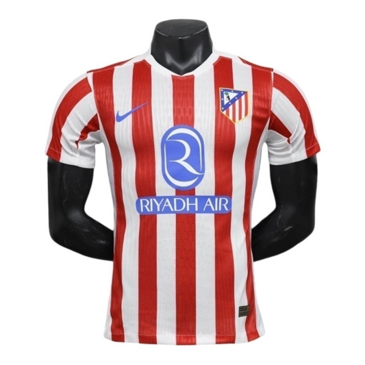 Camisa Atlético de Madrid I 25/26 - Jogador Nike Masculina - Branca e vermelha