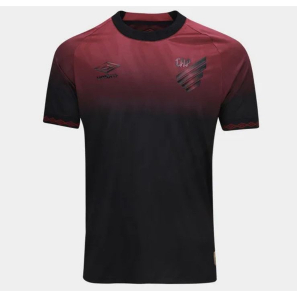 Camisa Athletico Paranaense café 25/26 - Torcedor Umbro Masculina - Vermelha e preta