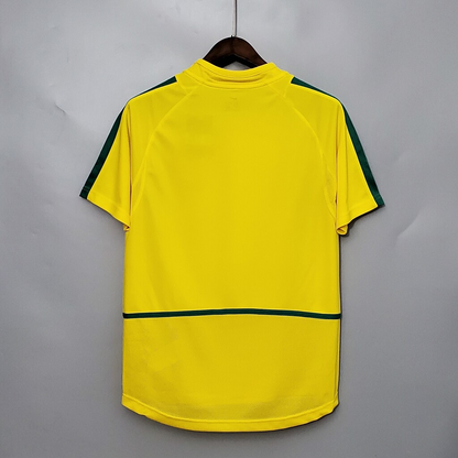Camisa Brasil retro 2002 amarela penta campeão
