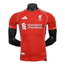 Camisa Liverpool I 24/25 - Jogador Adidas Masculina - Vermelha com detalhes em branco