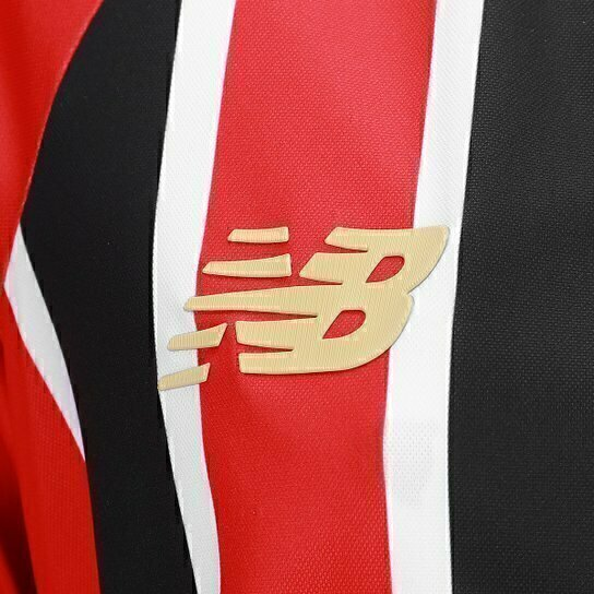 Camisa São Paulo II 25/26 - Torcedor New Balance Masculina - Vermelha e preta