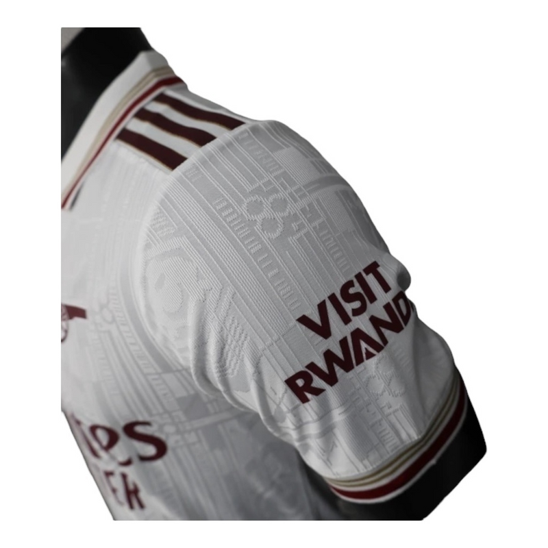 Camisa Arsenal III 25/26 - Jogador Adidas Masculina - Branca com detalhes em vinho