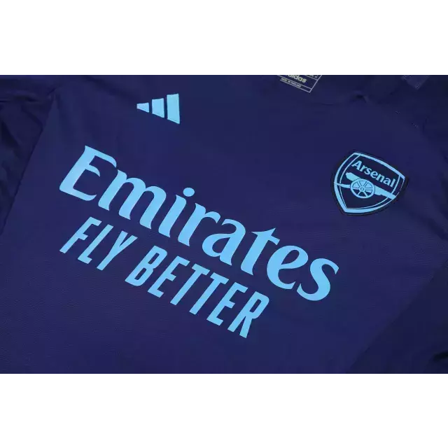 Kit Treino adulto - Camisa e Shorts - Arsenal Adidas 24/25 - Azul