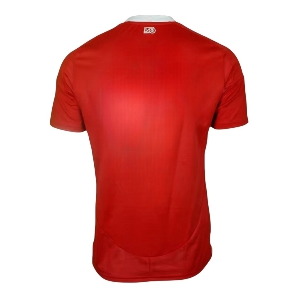 Camisa Internacional I 25/26 - Torcedor Adidas Masculina - Vermelha com detalhes em branco