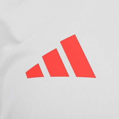 Camisa Internacional Treino 25/26 - Torcedor Adidas Masculina - Branca com detalhes em vermelho