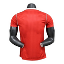 Camisa Manchester United Icon 25/26 - Jogador Adidas Masculina - Vermelha com detalhes em branco