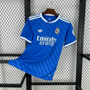 Camisa Real Madrid 3 25/26 - Torcedor Adidas Masculina - Azul com detalhes em amarelo