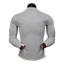 Camisa Chelsea II 25/26 manga longa - Jogador Nike Masculina - Branca com detalhes em azul e vermelho