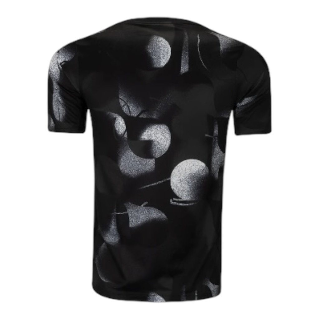 Camisa Corinthians Pré-jogo 25/26 - Torcedor Nike Masculina - Preta com detalhes em branco