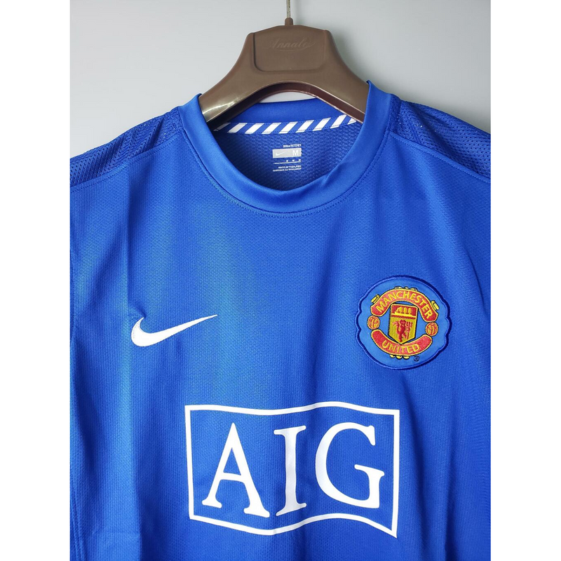 Manchester United retrô 2007/08 - Azul
