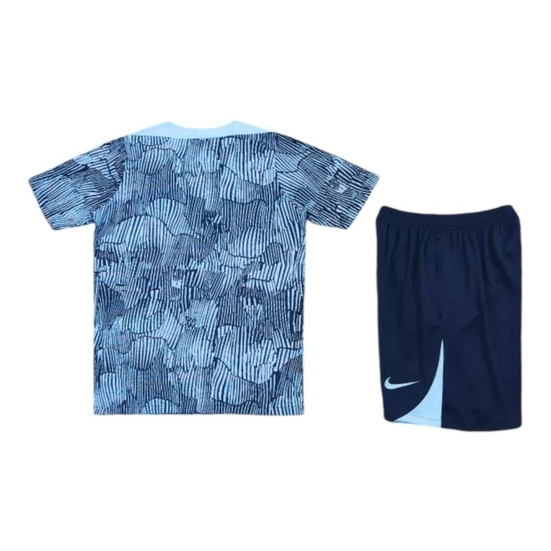 Kit Treino adulto - Camisa e Shorts - Paris Saint-Germain Nike 24/25 - Azul