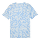 Camisa Manchester City Pré-jogo 25/26 - Torcedor Puma Masculina - Branca com detalhes em azul