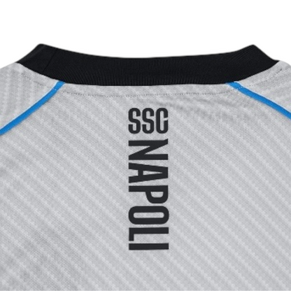 Camisa Napoli Treino 25/26 - Torcedor EA7 Masculina - Branca e cinza
