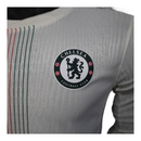 Camisa Chelsea II 25/26 manga longa - Jogador Nike Masculina - Branca com detalhes em azul e vermelho