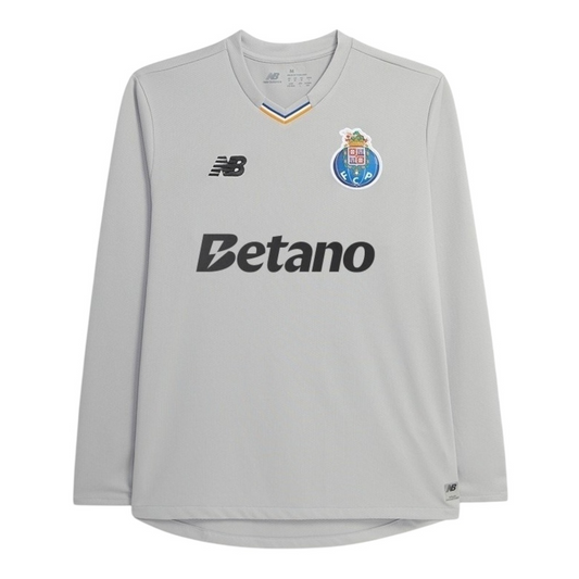 Camisa Porto Edição especial Mundial de Clubes II 25/26 manga longa - Torcedor New Balance Masculina - Cinza