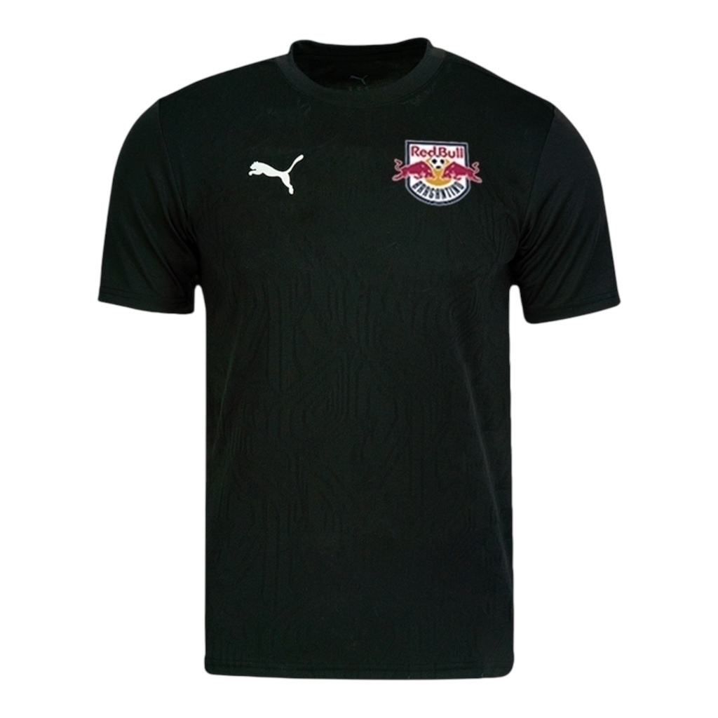 Camisa Red Bull Bragantino Treino 25/26 - Torcedor Puma Masculina - Preta