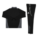 Conjunto Al Nassr 25/26 - Masculino Adidas - Preto com detalhes em cinza