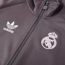 Jaqueta Corta-Vento Real Madrid 25/26 - Masculina Adidas - Cinza