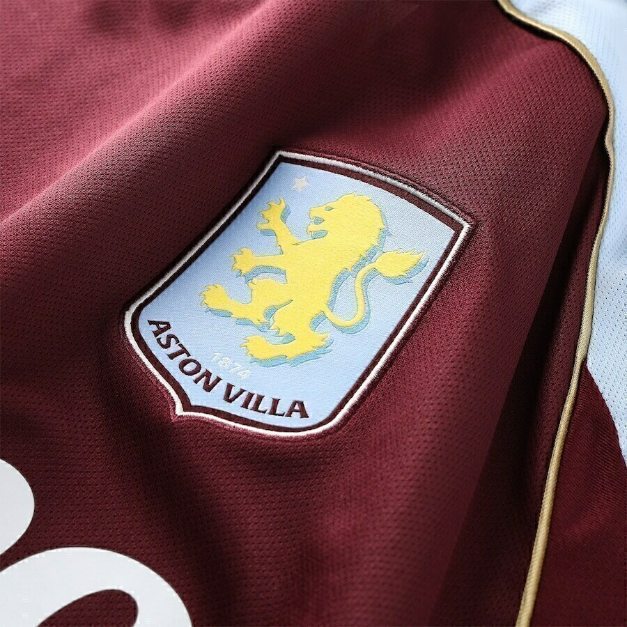 Camisa Aston Villa I 25/26 - Torcedor Adidas Masculina - Vinho e azul