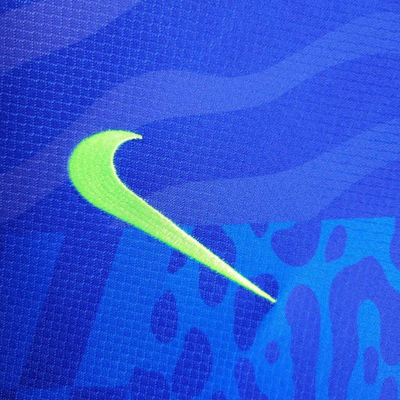 Camisa Seleção Brasileira II 25/26 - Torcedor Nike Masculina - Azul com detalhes em verde