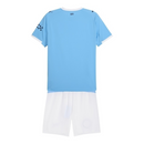 Kit Infantil Manchester City I 25/26 - Puma - Azul e branco