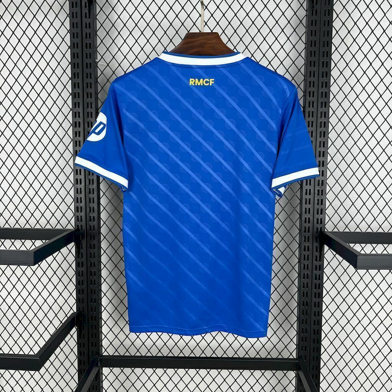 Camisa Real Madrid 3 25/26 - Torcedor Adidas Masculina - Azul com detalhes em amarelo